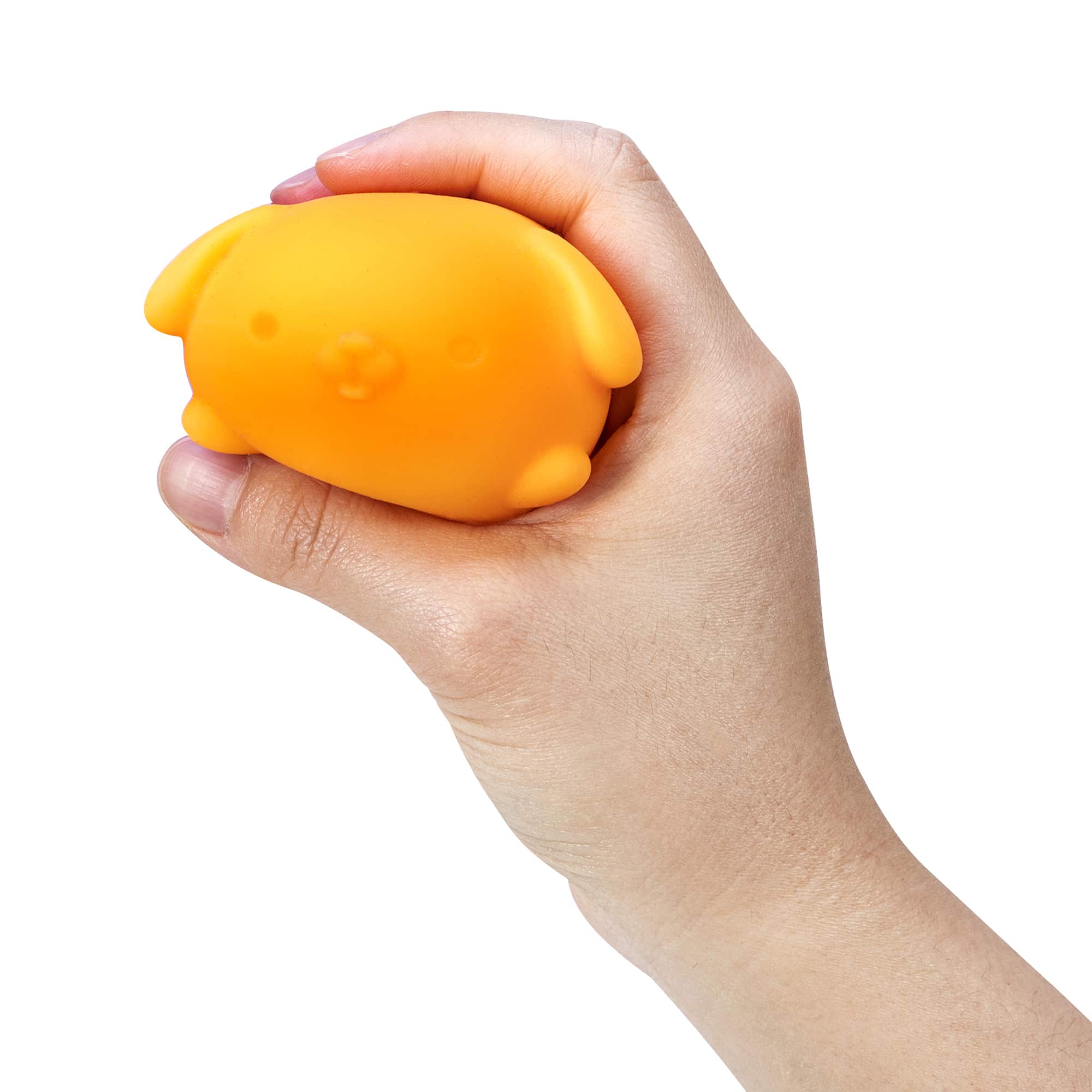 NeeDoh Funky Pup - Orange in Hand
