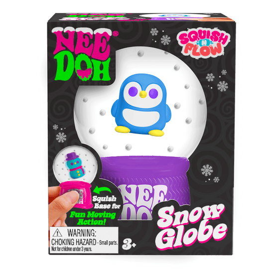 NeeDoh Squish N Flow Snow Globe T10L